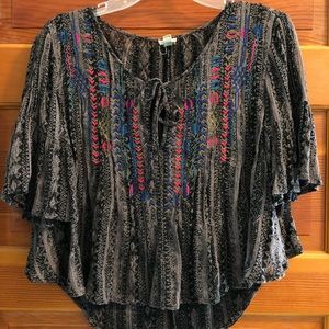Bohemian crop top